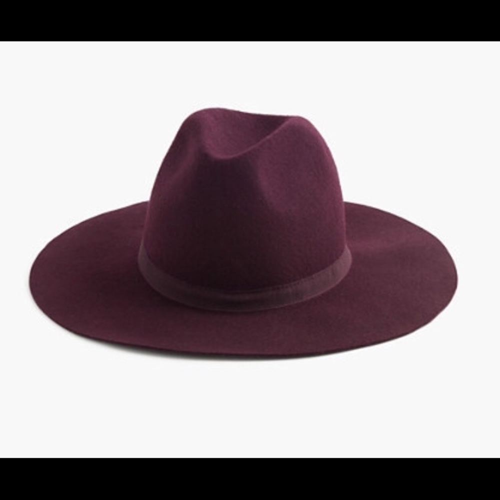 NWT J.Crew Wide Brim Italian Wool Felt Hat